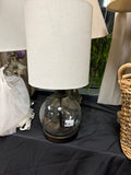 modern glass globe table lamp!