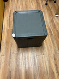 28-Gallon Resin Wicker Outdoor Storage Deck Box
